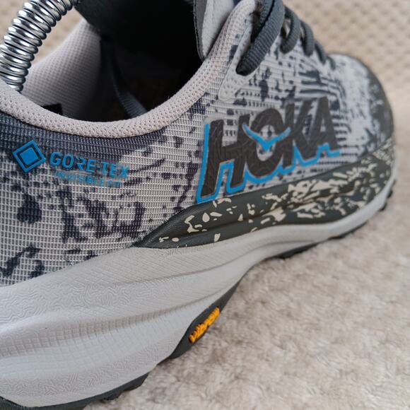 Hoka Speedgoat 6 GTX Men’s Size 8.5D Blue Gray Running Shoe 1155150-SSTT - Picture 8 of 13